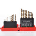 25 PCS HSS Twist Drill Set